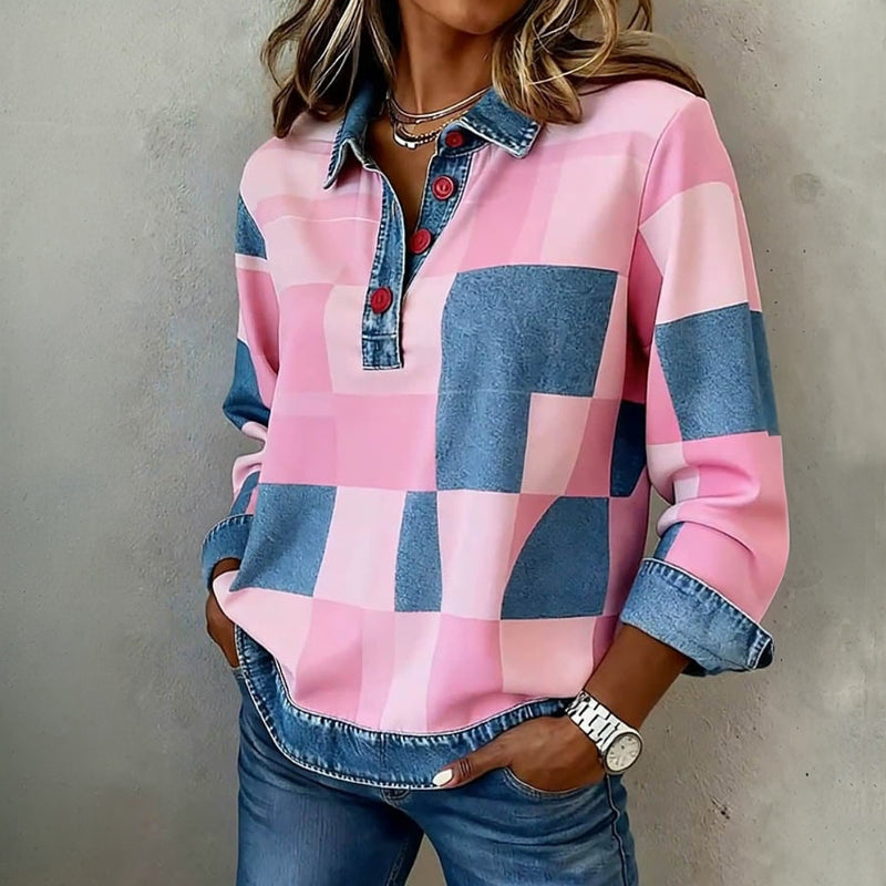 Liorael - Soft Touch Long Sleeve Check Shirt
