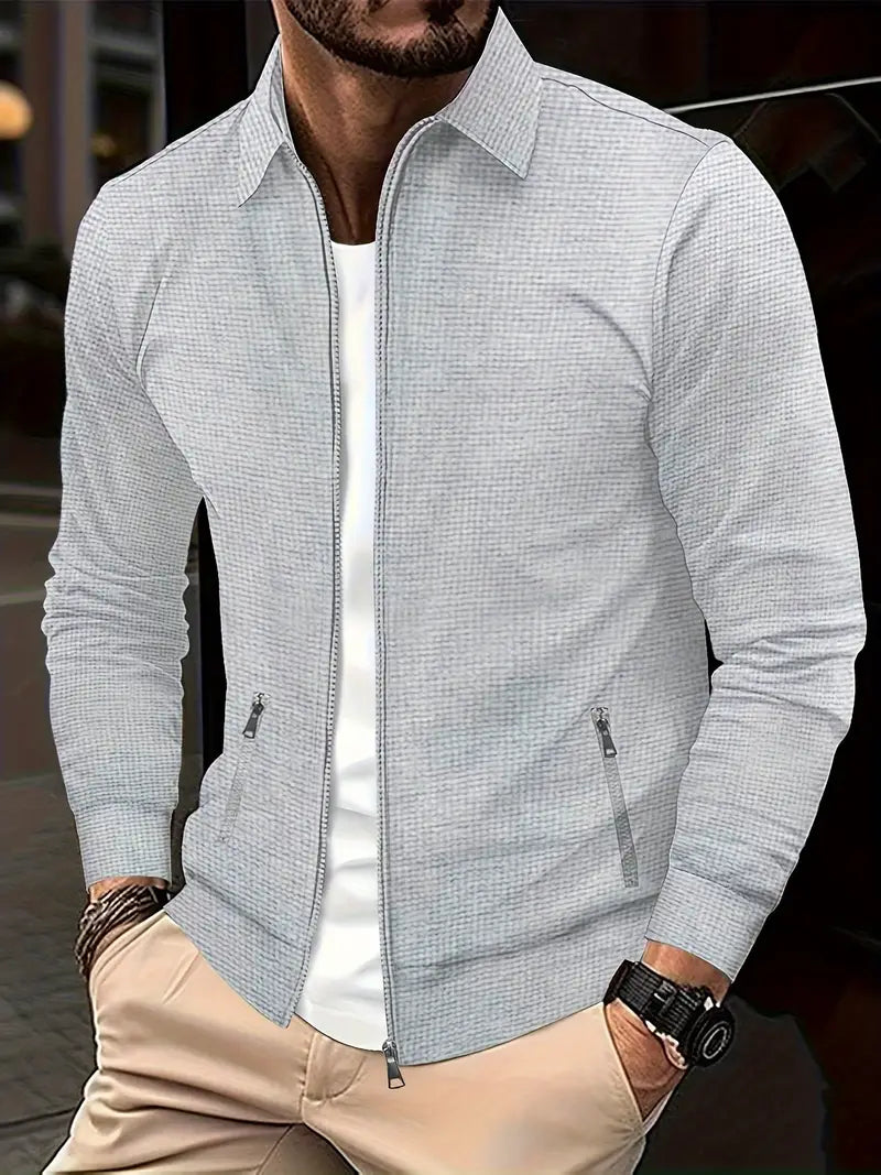 EB - Stylish Men's Transitional Jacket with Zip