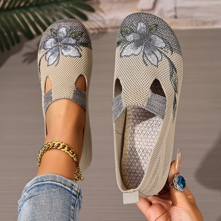 Xara | Floral Slip-On Flats