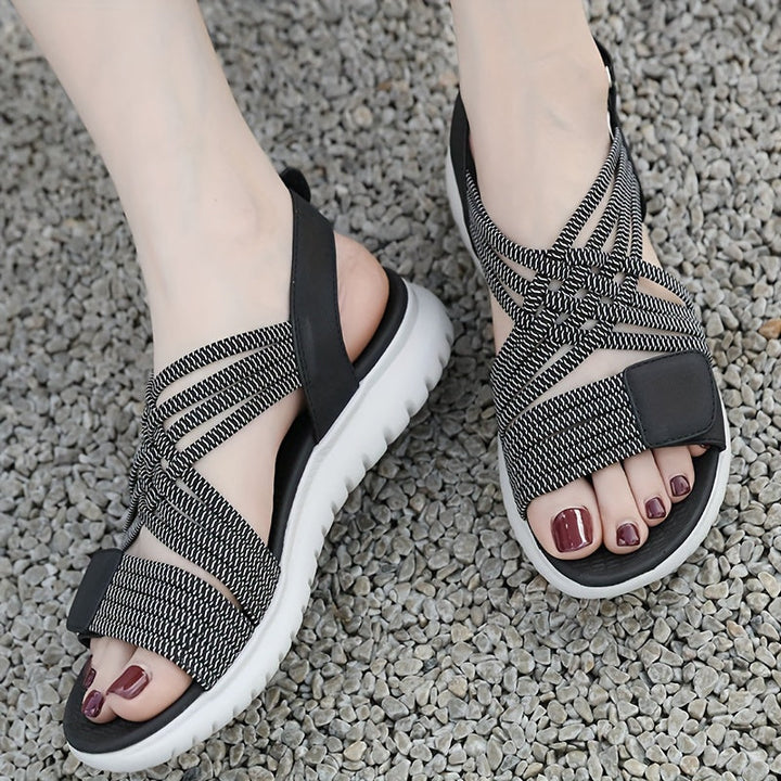 Soline | Sport-Chic Sandals with High Sole