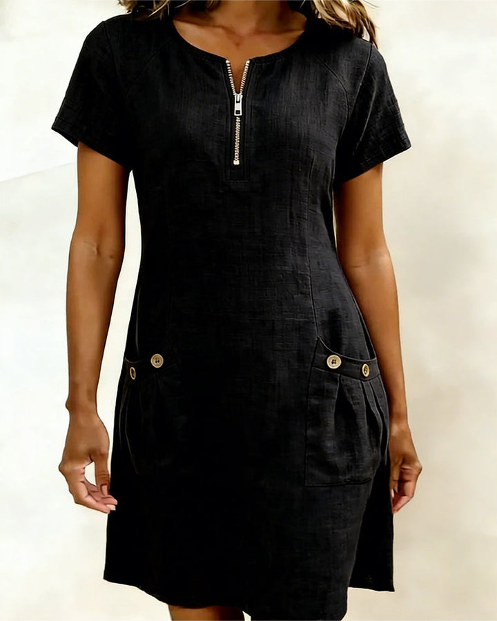 Van Elst Mode® | Dress with Zip Pocket
