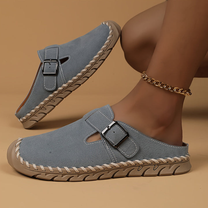 Marly - Comfort Slip-On Sandal with Buckle