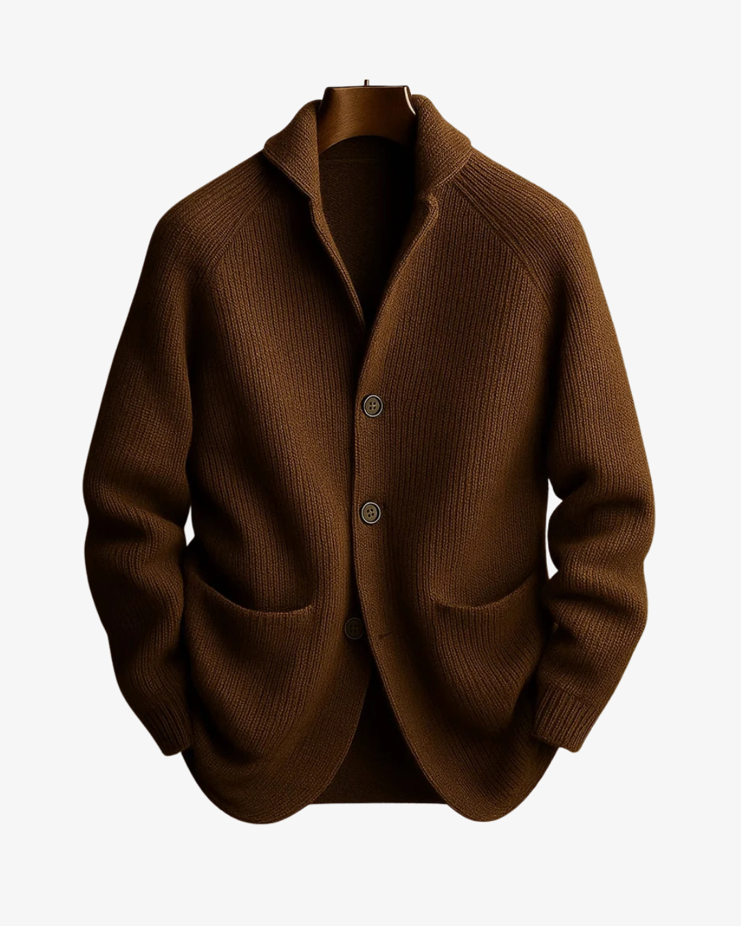 Jameson | Men's Tailored Button-Front Knit Cardigan