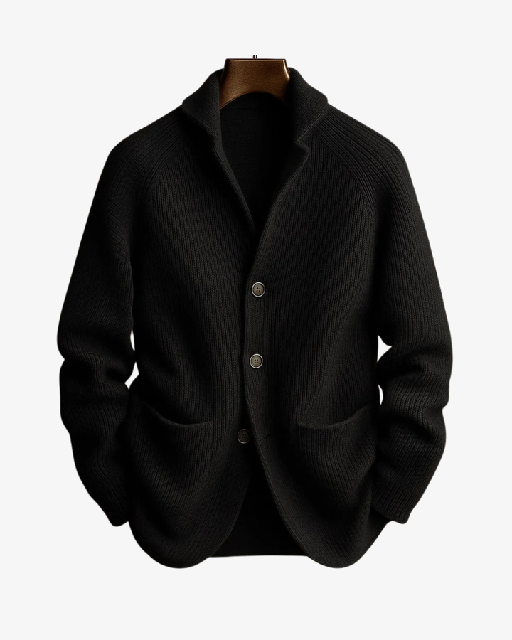 Jameson | Men's Tailored Button-Front Knit Cardigan
