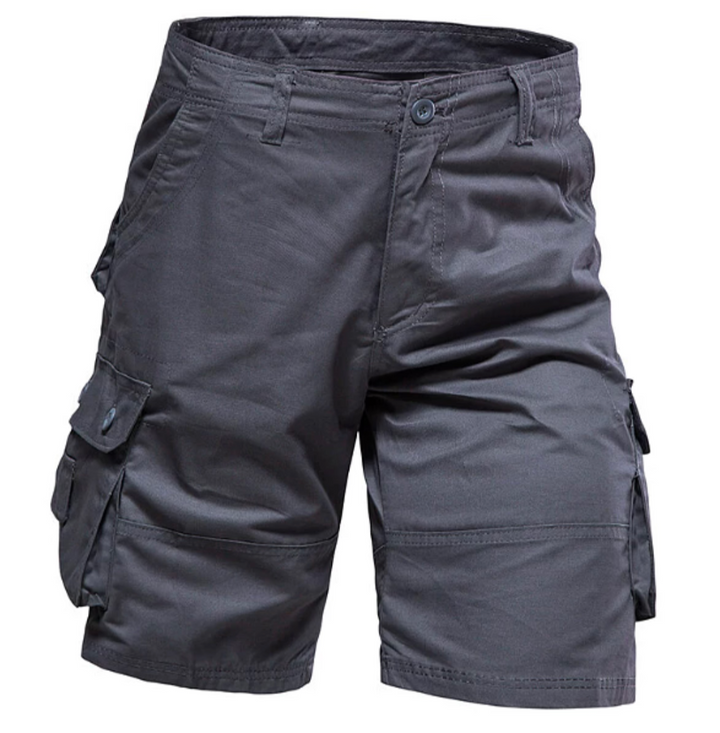 GolfThing High Quality Cotton Outdoor Cargo Shorts - Coffee