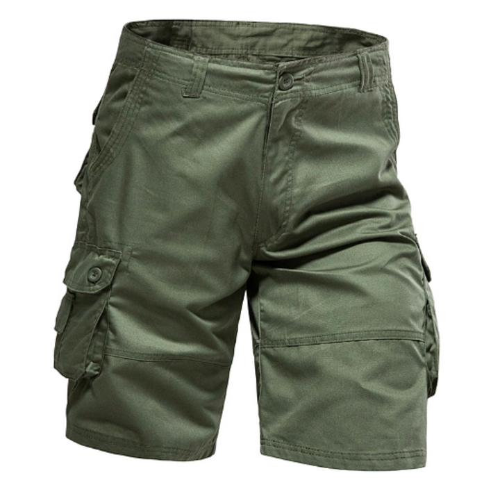 GolfThing High Quality Cotton Outdoor Cargo Shorts - Coffee