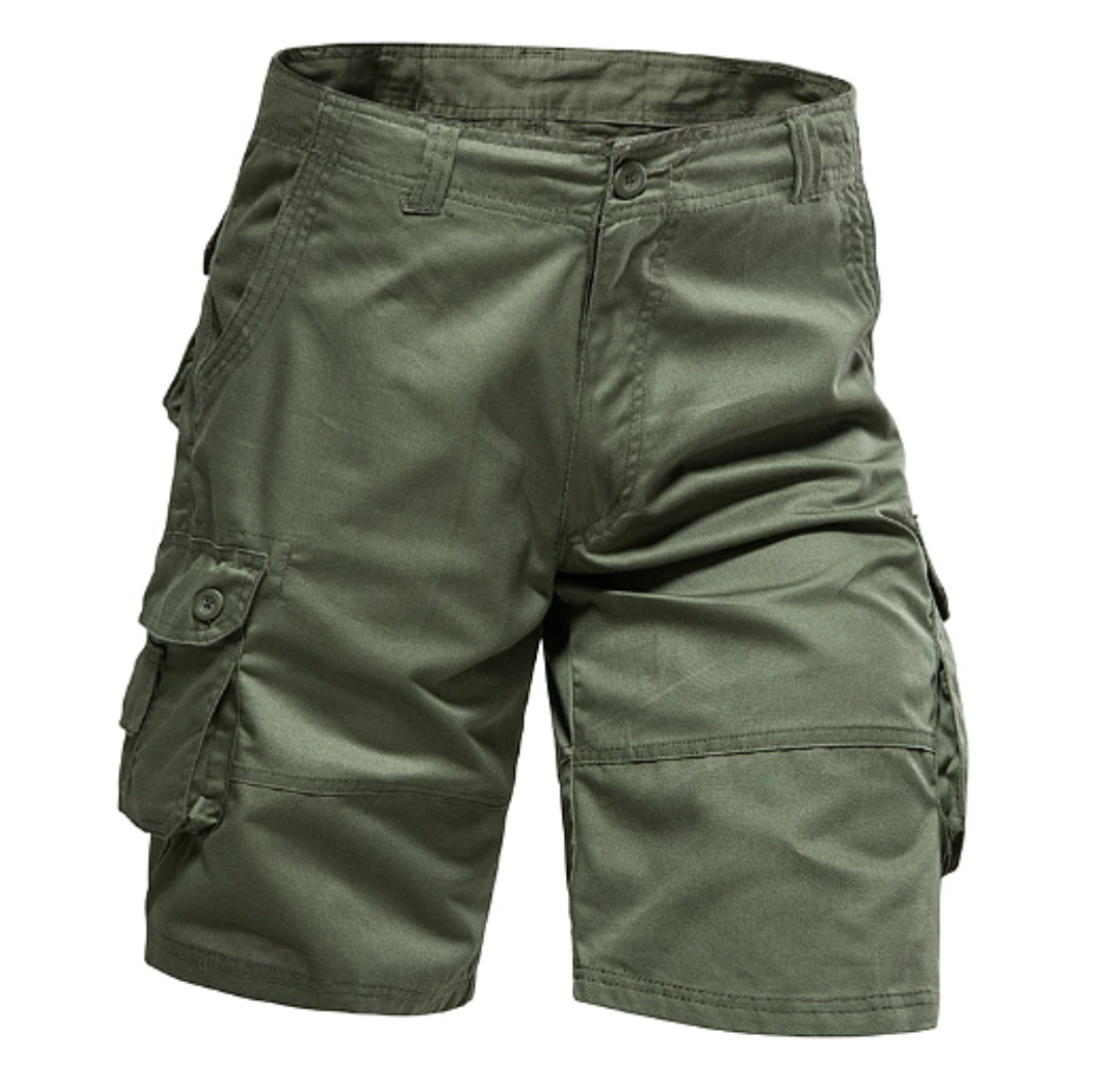 GolfThing High Quality Cotton Outdoor Cargo Shorts - Grey