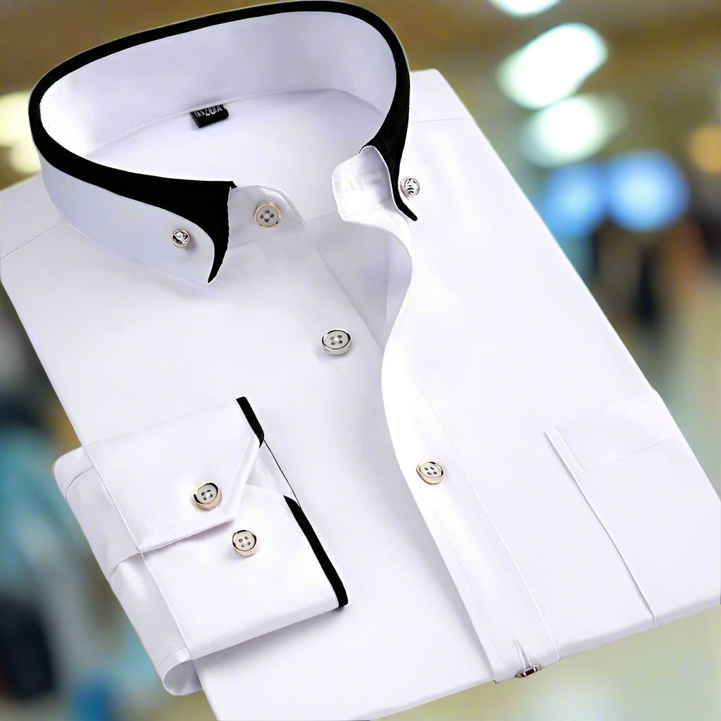 Adalbert | Classic long-sleeved cotton shirt
