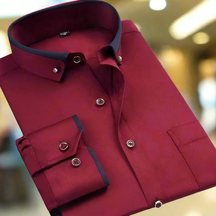 Adalbert | Classic long-sleeved cotton shirt