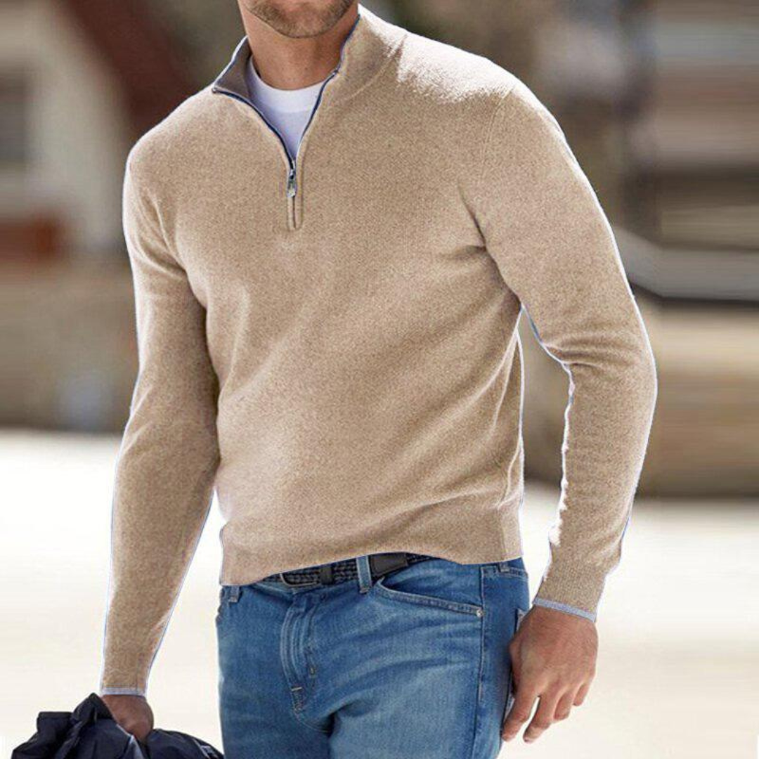 Miguelito | Casual Zip-Neck Pullover