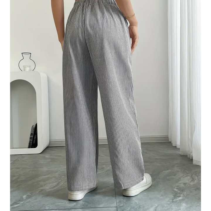 Amber™ | Striped Trousers With Pockets
