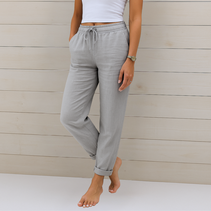 Lori™ | Premium Breathable Trousers with Elastic Waist