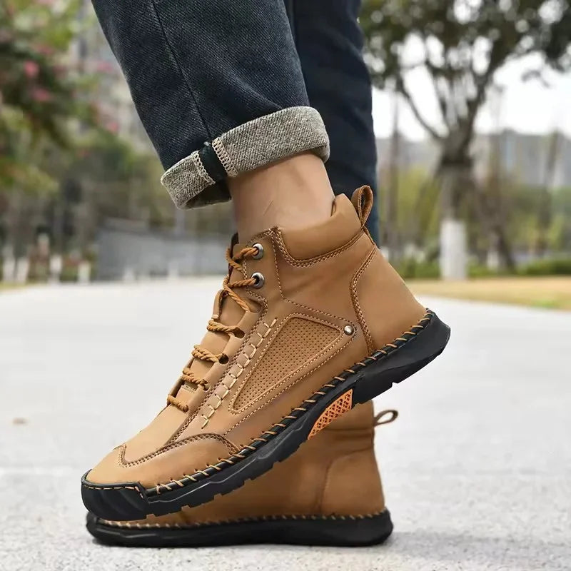 Salkin | Rugged Leather Shoes with Everyday Support