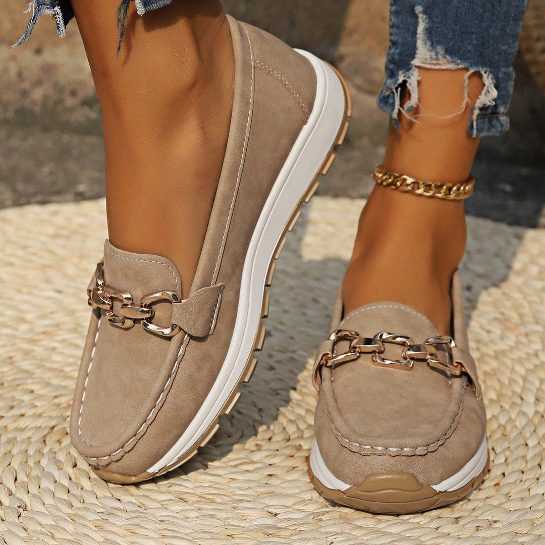 Ella | Orthopaedic Flat Buckle Loafers