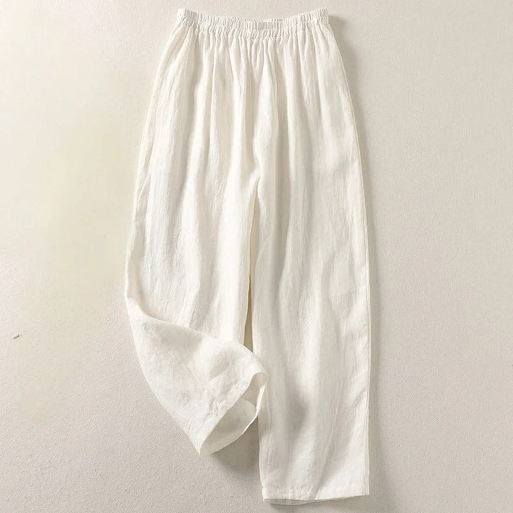 Amalia™ — Fluid Cotton and Linen Trousers