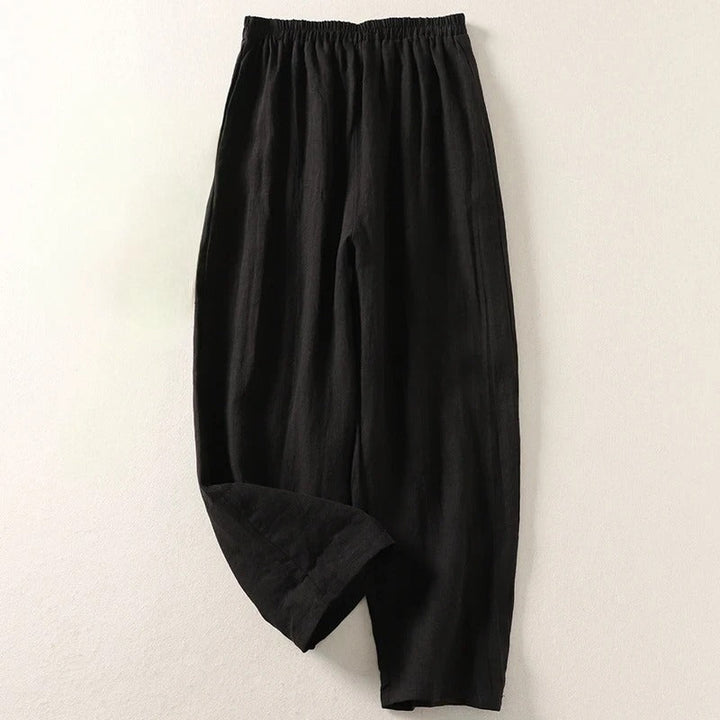 Amalia™ — Fluid Cotton and Linen Trousers