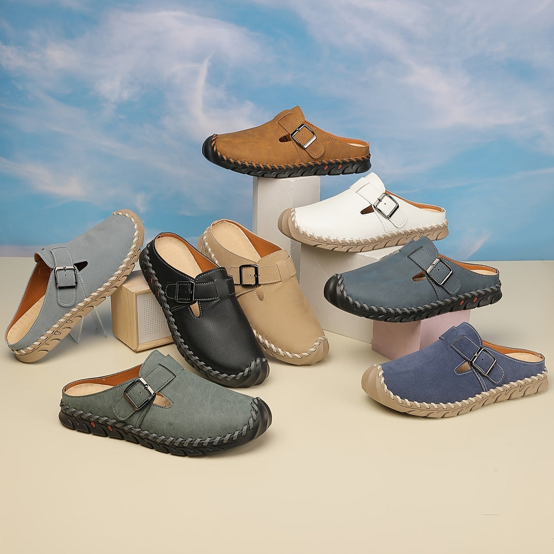 Marly - Comfort Slip-On Sandal with Buckle