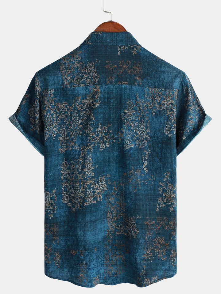 Stylish Short-Sleeved Men's Shirt