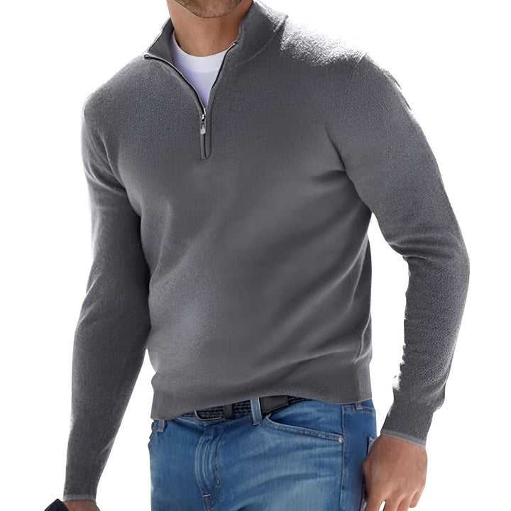 Lucas - Stylish Half-Zip Pullover Sweater