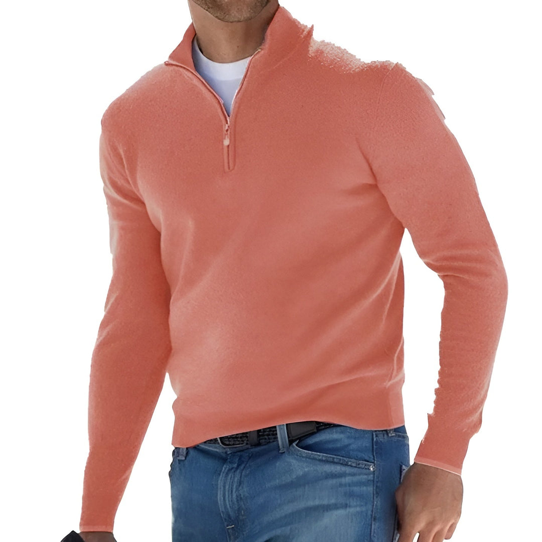 Lucas - Stylish Half-Zip Pullover Sweater