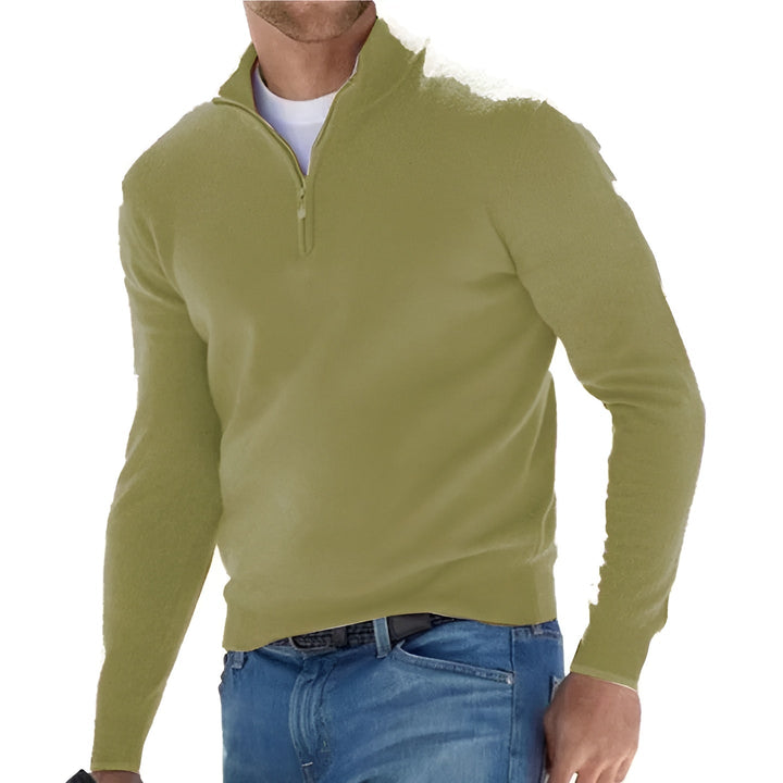 Lucas - Stylish Half-Zip Pullover Sweater