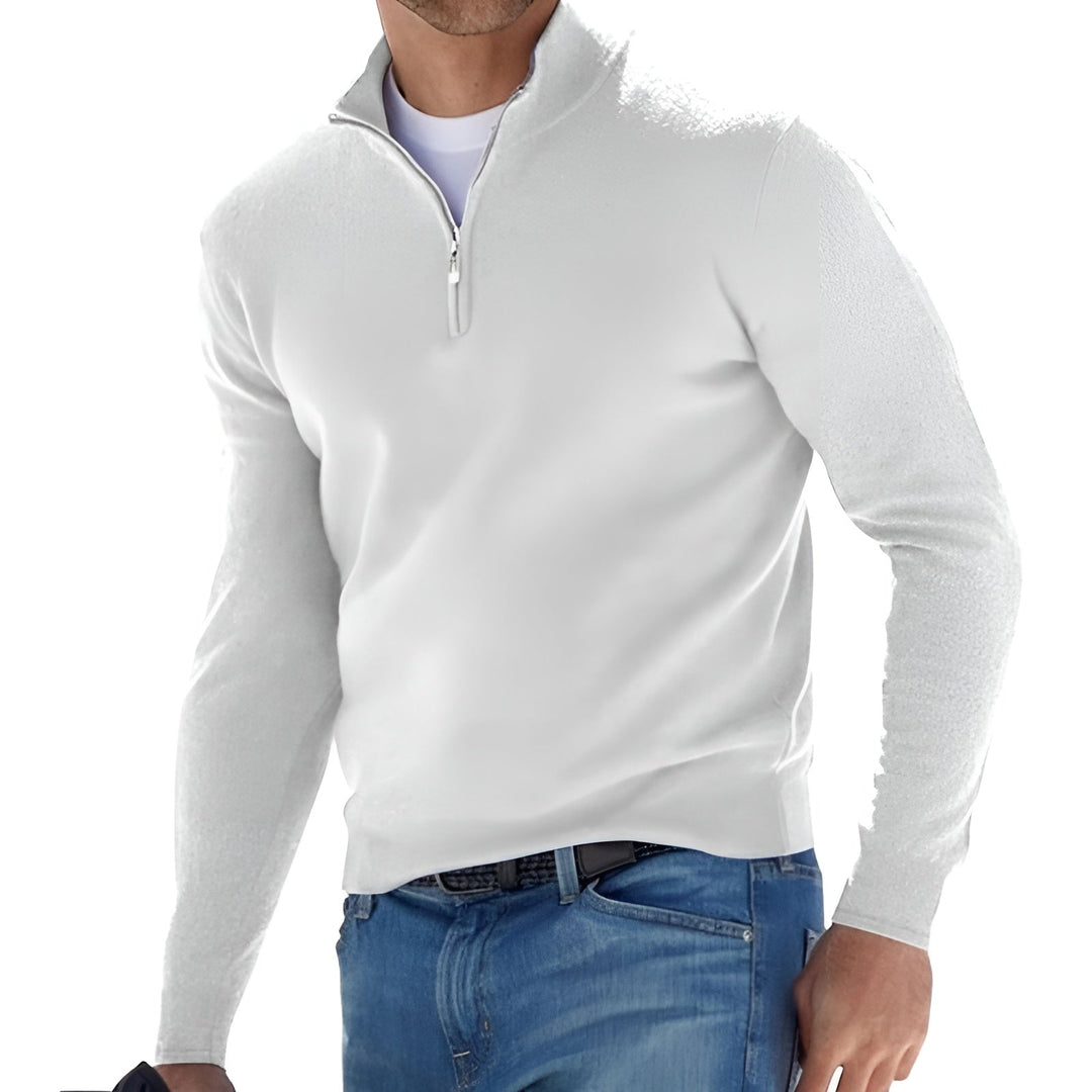 Lucas - Stylish Half-Zip Pullover Sweater