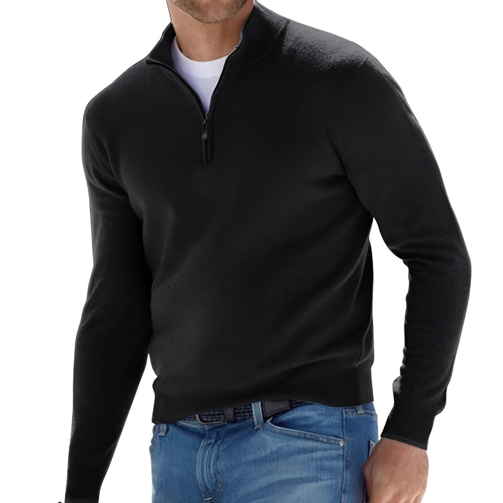 Lucas - Stylish Half-Zip Pullover Sweater