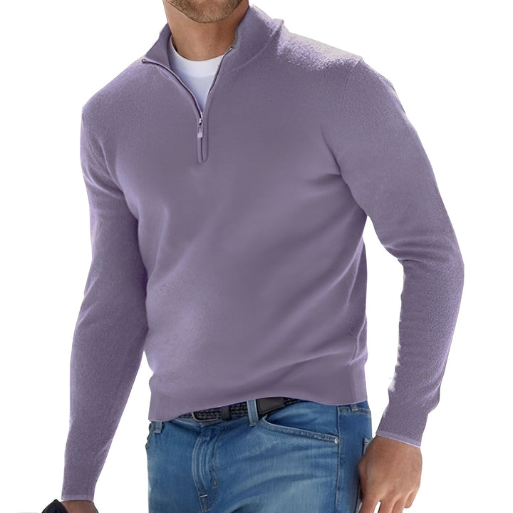 Lucas - Stylish Half-Zip Pullover Sweater