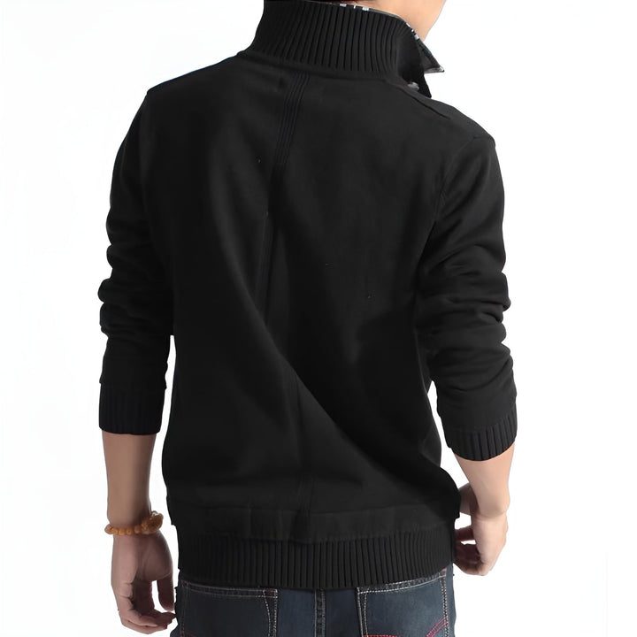 William - Comfortable Stand Collar Pullover