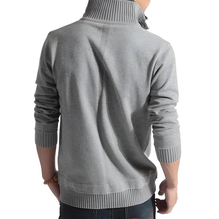 William - Comfortable Stand Collar Pullover