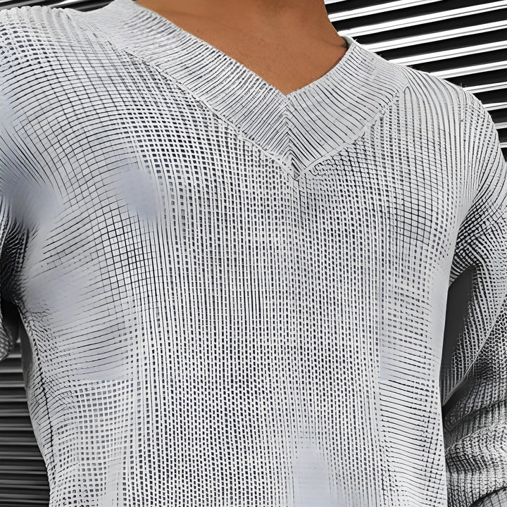 Benjamin - Vintage V-Neck Knit Sweater