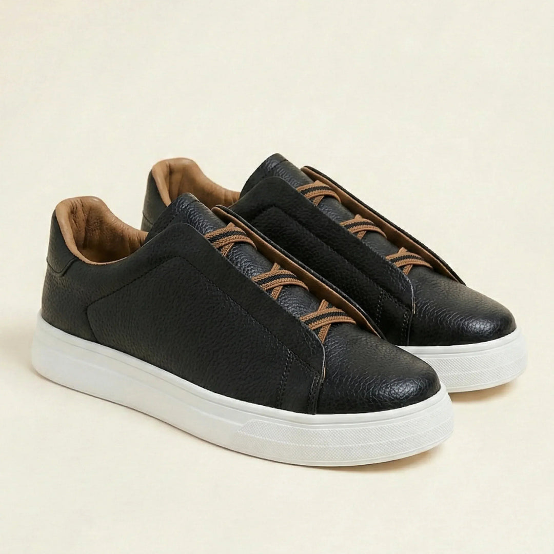Benford Leather Trainers