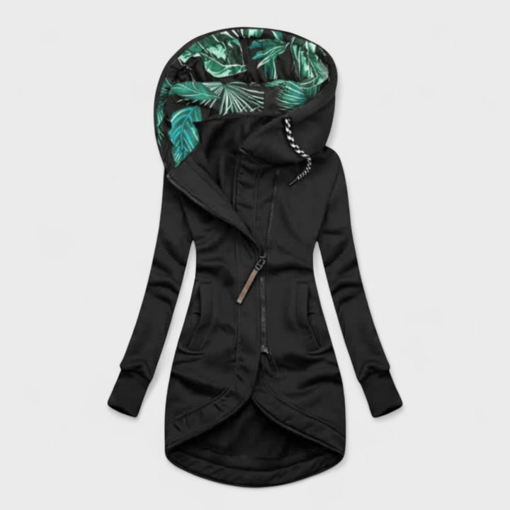 Eleonora™ – Asymmetric Zip Winter Coat