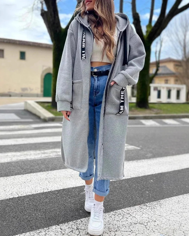 Marina - Long hooded sweatshirt