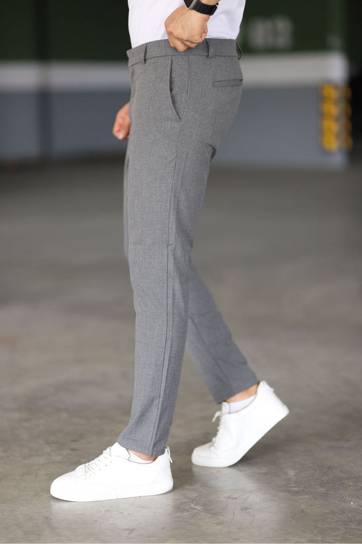 Maxim | Chino's Slim Fit Grey Trousers