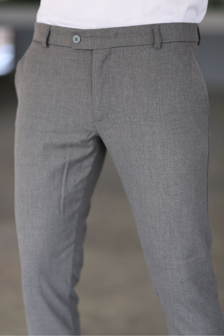 Maxim | Chino's Slim Fit Grey Trousers