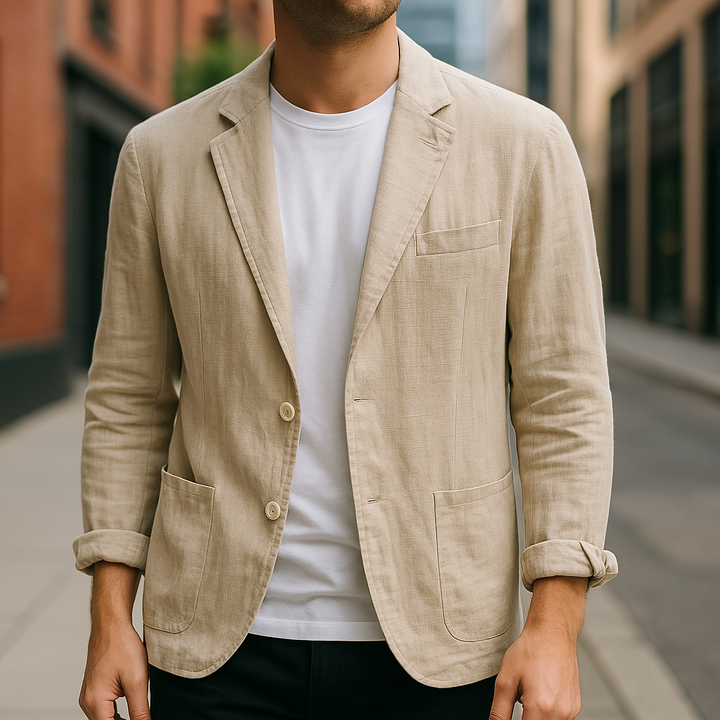John | Comfort Linen Blazer