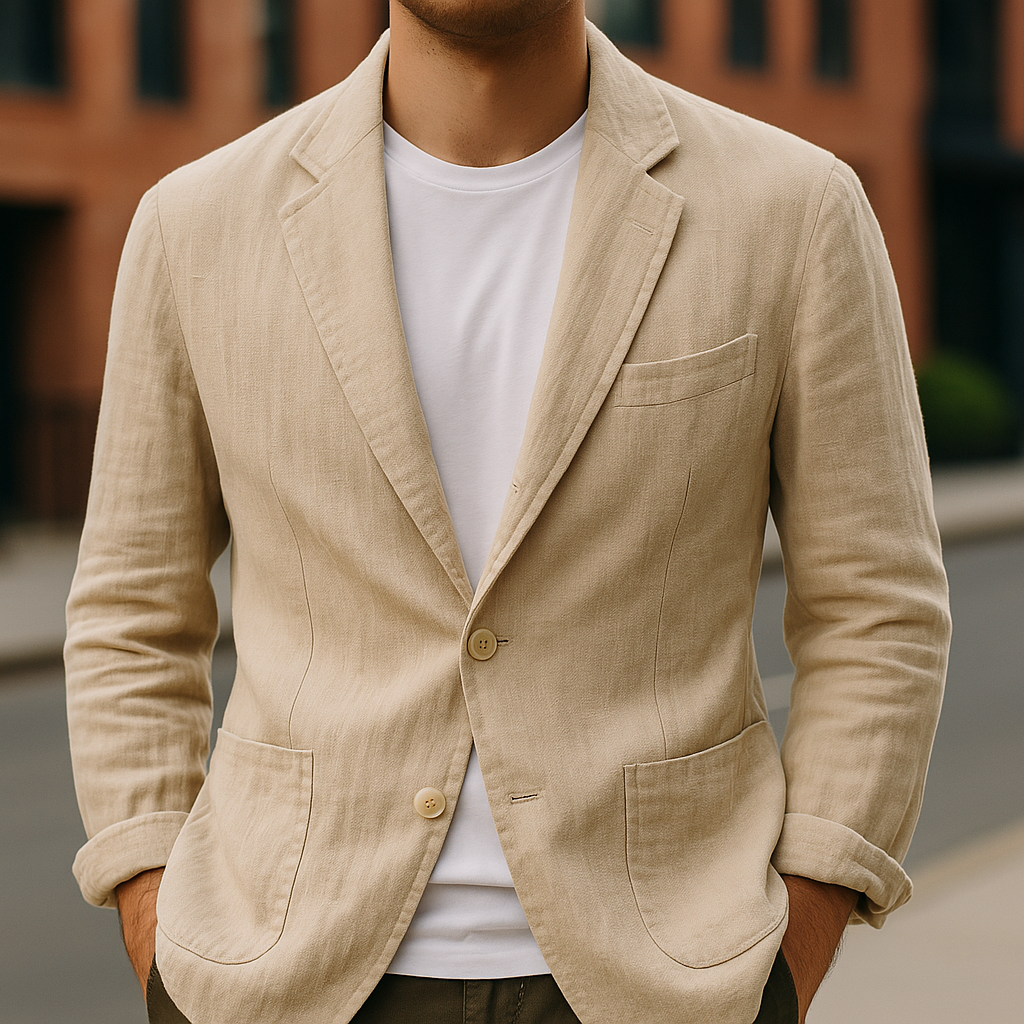 John | Comfort Linen Blazer