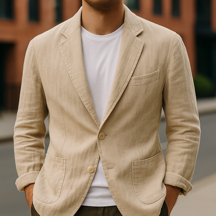 John | Comfort Linen Blazer