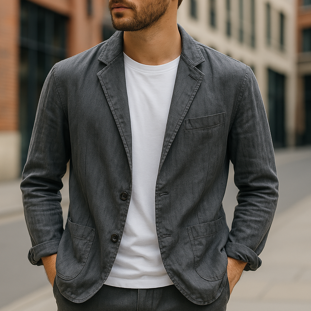 John | Comfort Linen Blazer