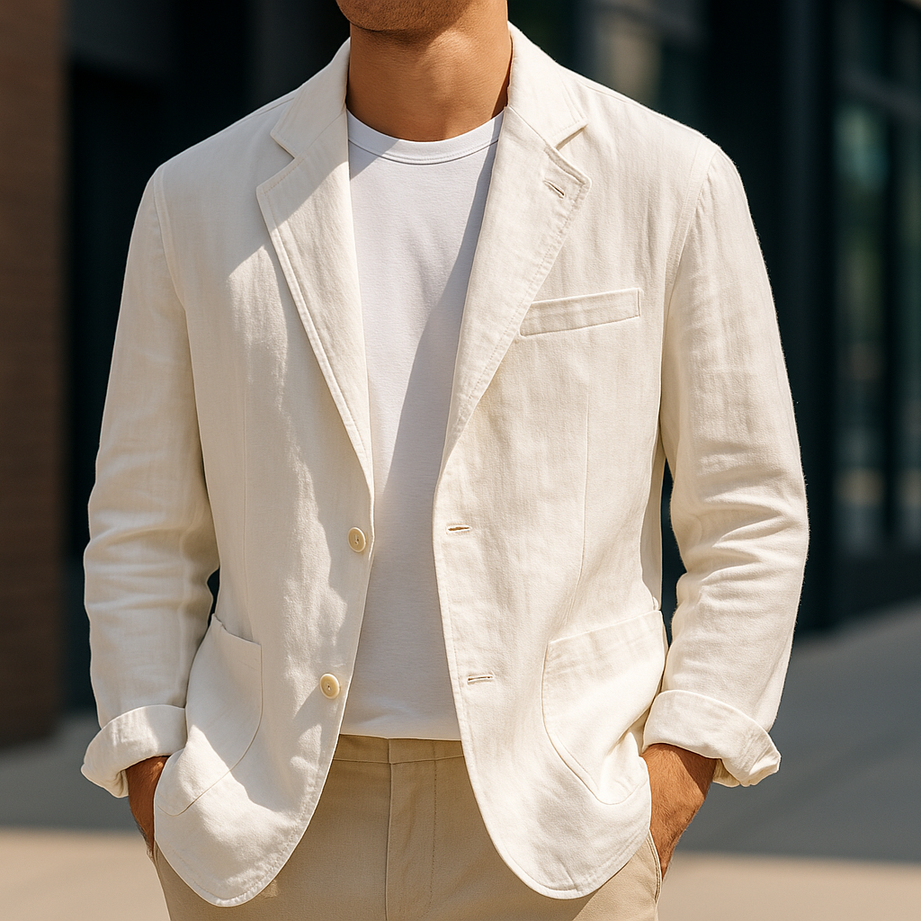 John | Comfort Linen Blazer