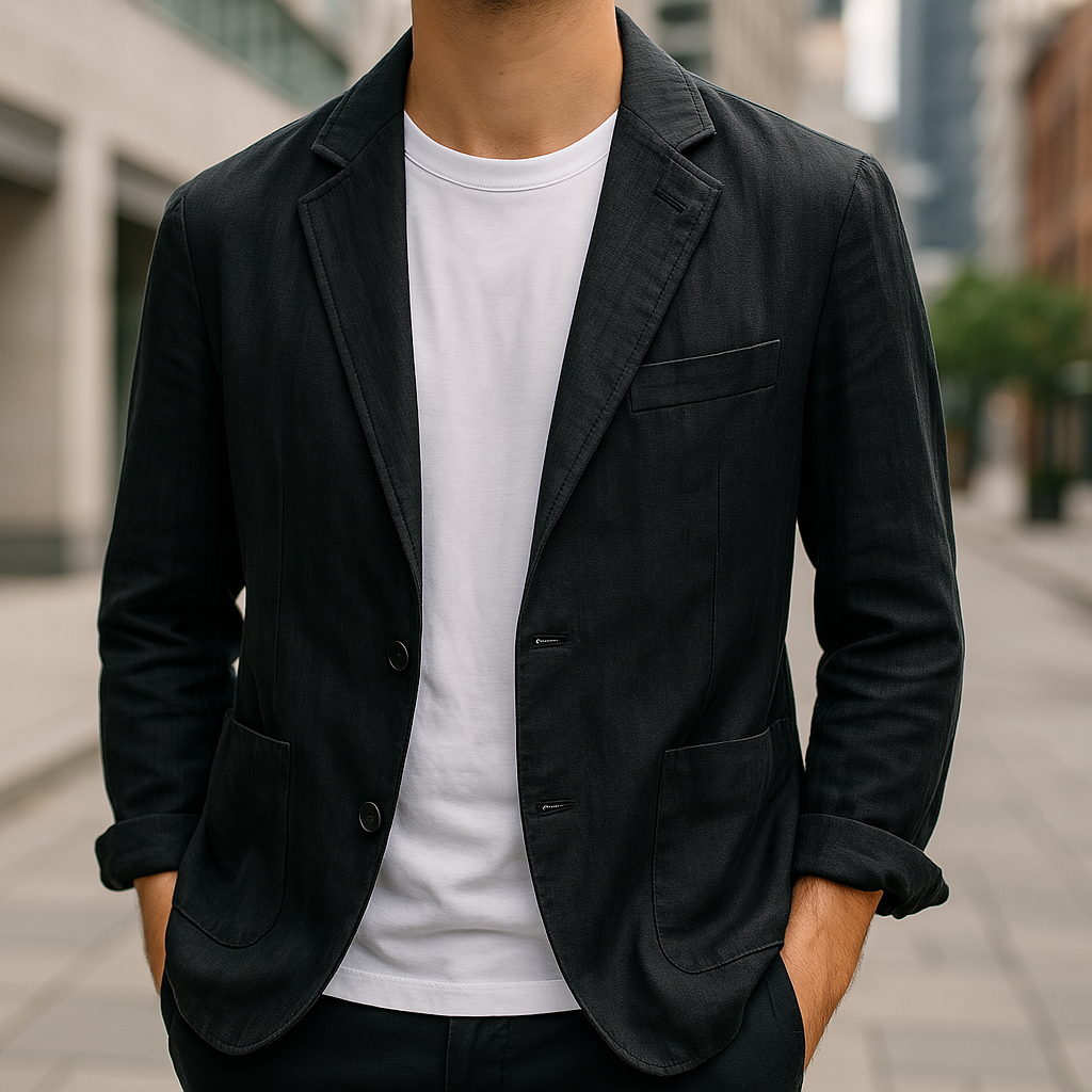 John | Comfort Linen Blazer