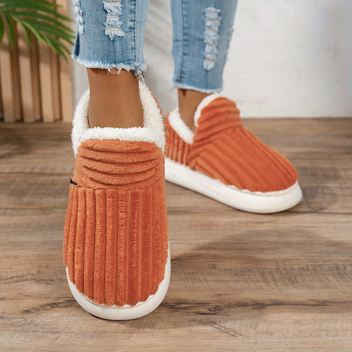 The CozyStep plush slippers