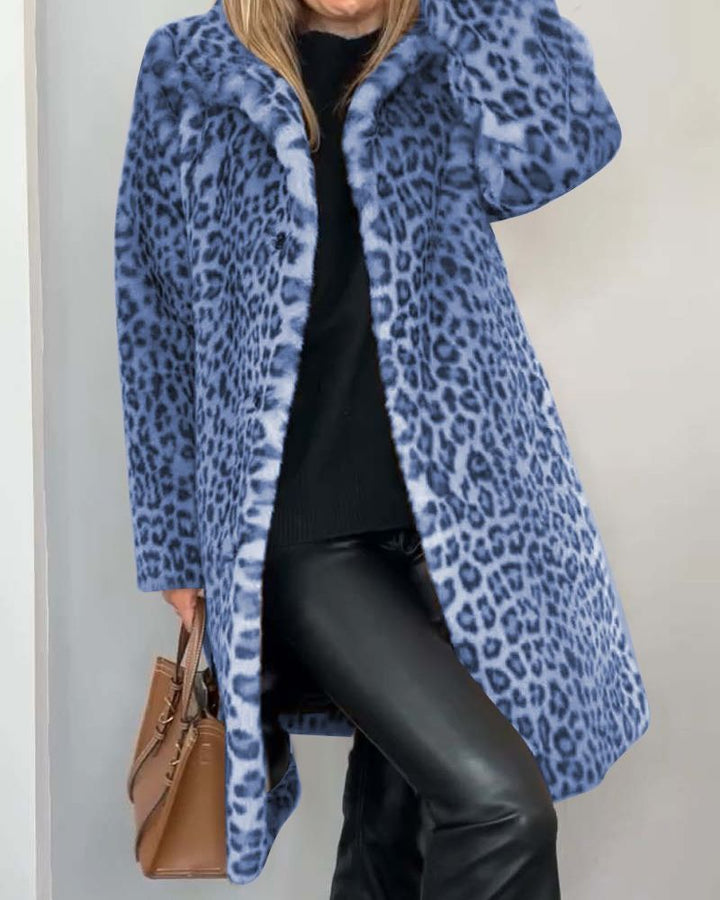 BIANCA | Long Leopard Coat