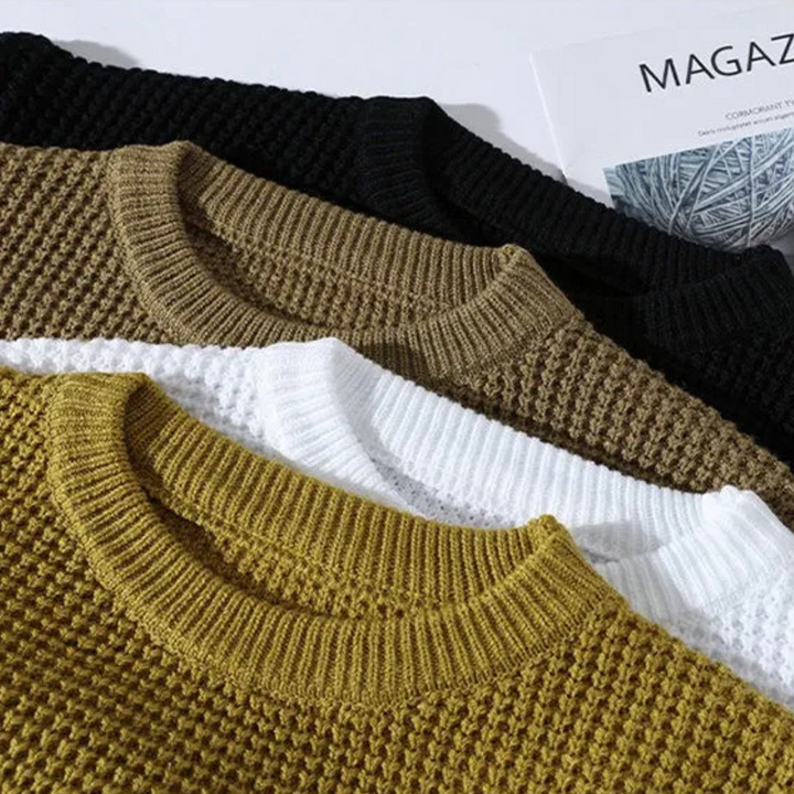 Christopher - Premium Honeycomb Knit Sweater