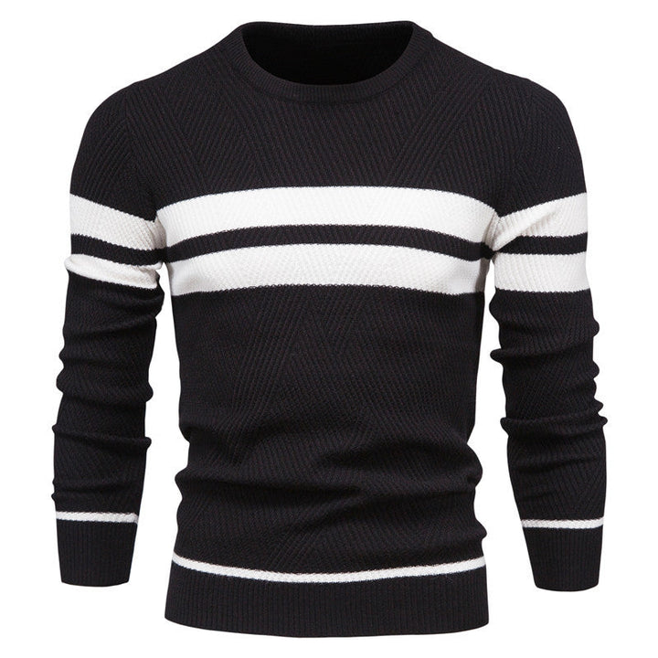 Modern Men's Jumper with Stripe Design