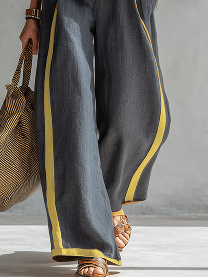 Marie – Complete waistcoat and trousers in two-tone grey