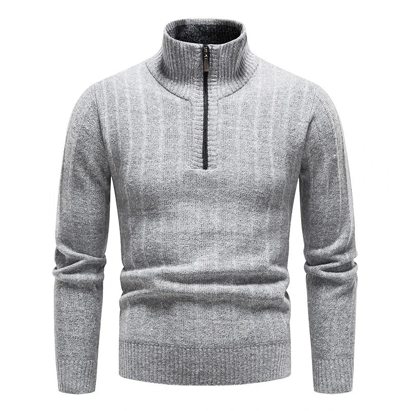 Tom Hollinger | Classic knitting sweater with zip