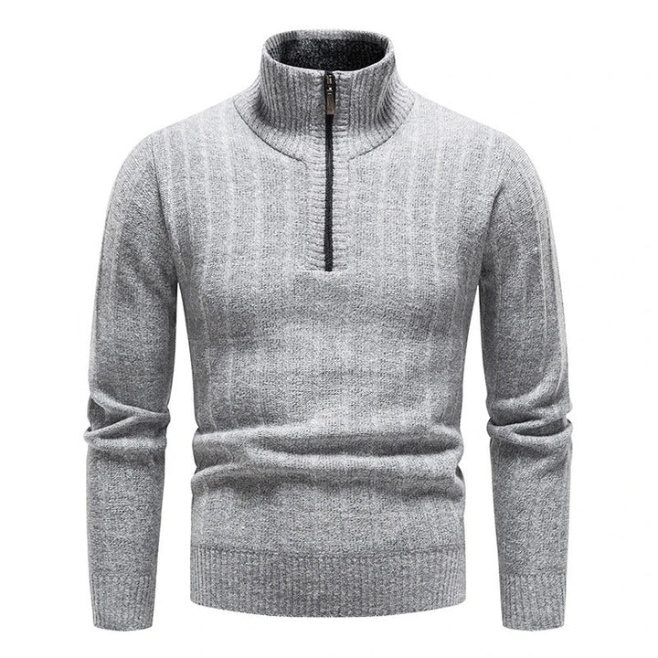 Tom Hollinger | Classic knitting sweater with zip