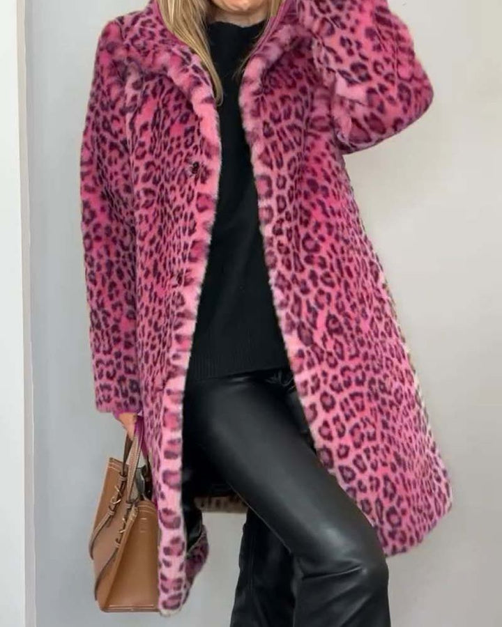 BIANCA | Long Leopard Coat
